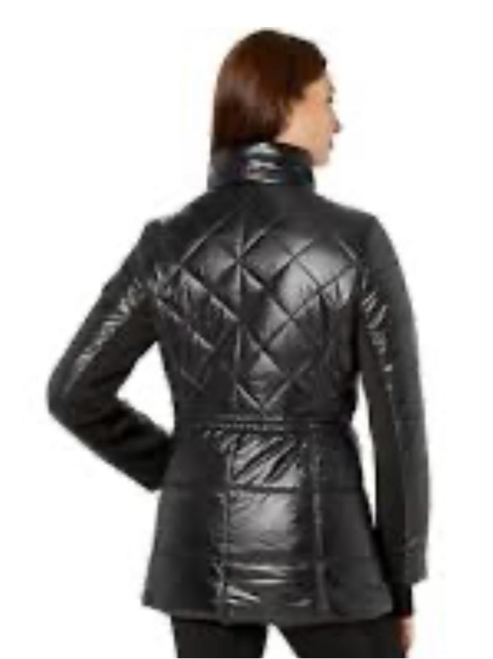 Michael Kors Black Quilted Puffer Coat women’s size medium